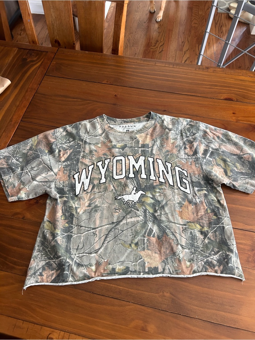 PacSun Kids' Wyoming Camo Short Sleeve Tee - Green/Brown
